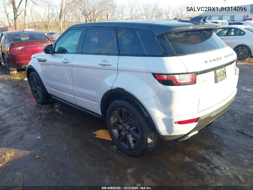 SALVC2RX1JH314096 2018 Land Rover Range Rover Evoque Landmark Edition/Se Premium