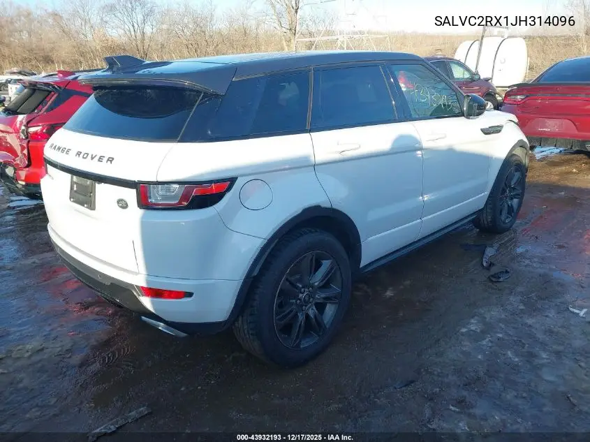 SALVC2RX1JH314096 2018 Land Rover Range Rover Evoque Landmark Edition/Se Premium