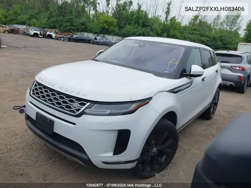 SALZP2FXXLH083406 2020 Land Rover Range Rover Evoque