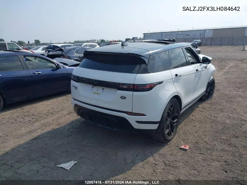 SALZJ2FX3LH084642 2020 Land Rover Range Rover Evoque