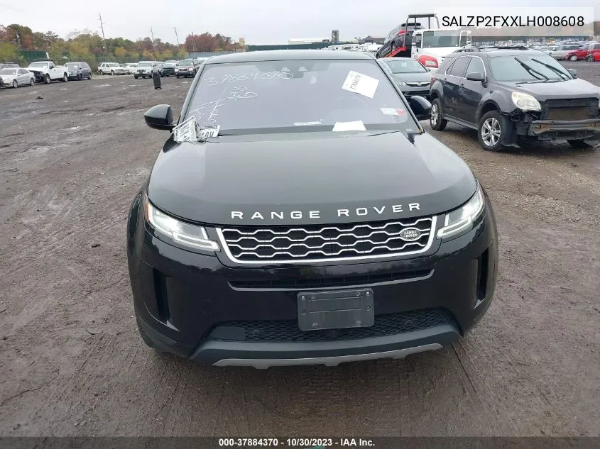 SALZP2FXXLH008608 2020 Land Rover Range Rover Evoque Se