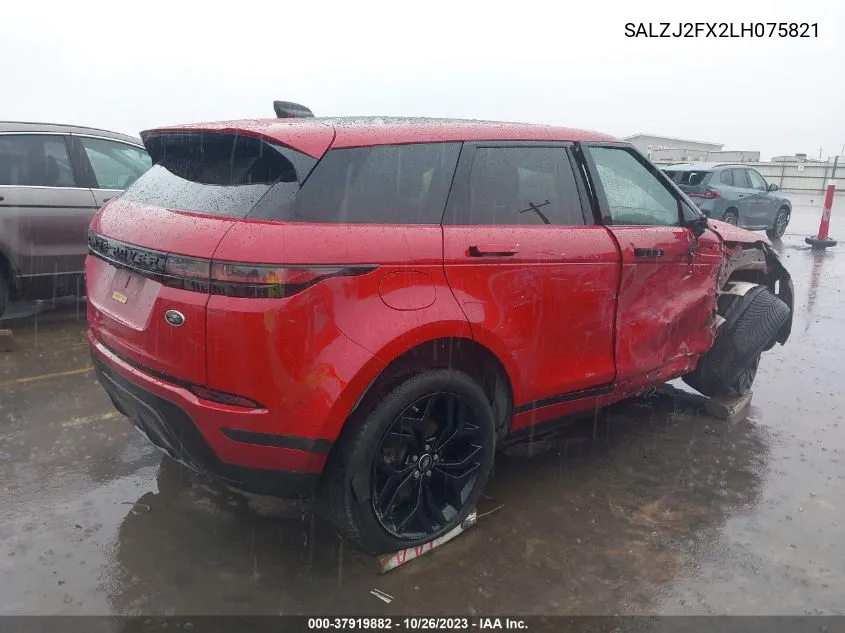 SALZJ2FX2LH075821 2020 Land Rover Range Rover Evoque S