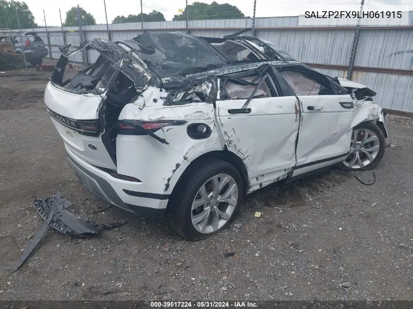 SALZP2FX9LH061915 2020 Land Rover Range Rover Evoque Se