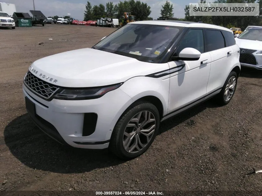 SALZP2FX5LH032587 2020 Land Rover Range Rover Evoque Se