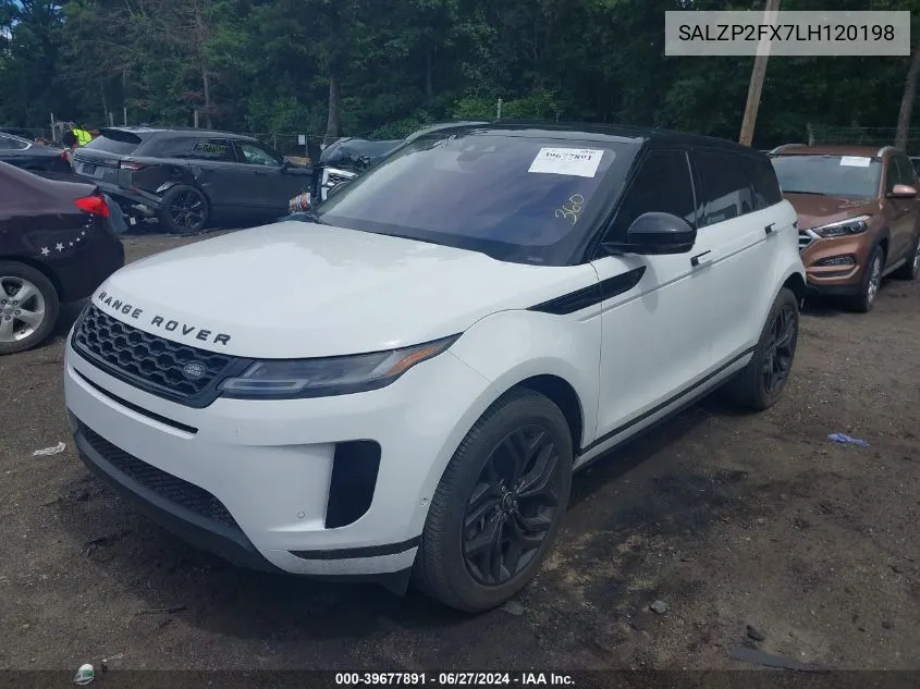 SALZP2FX7LH120198 2020 Land Rover Range Rover Evoque Se