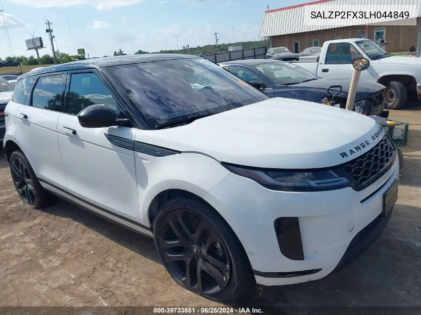 SALZP2FX3LH044849 2020 Land Rover Range Rover Evoque Se