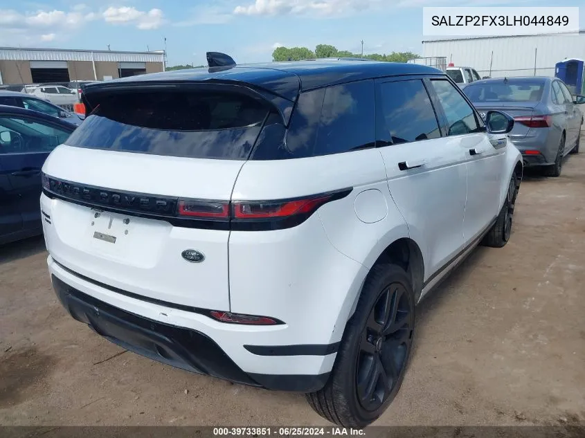 SALZP2FX3LH044849 2020 Land Rover Range Rover Evoque Se