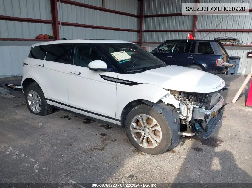 SALZJ2FXXLH030920 2020 Land Rover Range Rover Evoque S