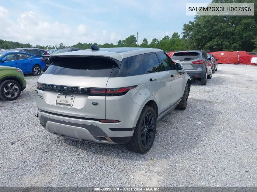 SALZM2GX3LH007596 2020 Land Rover Range Rover Evoque R-Dynamic Hse