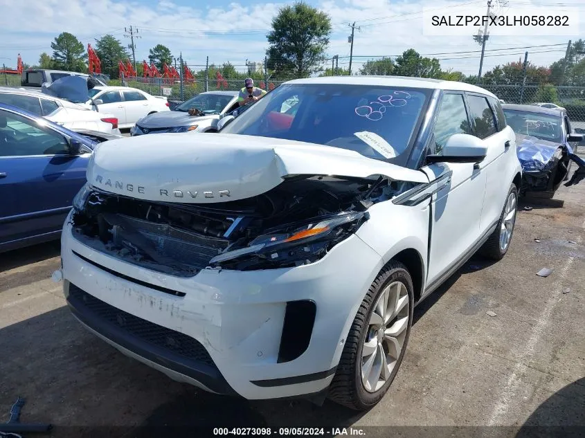 SALZP2FX3LH058282 2020 Land Rover Range Rover Evoque Se