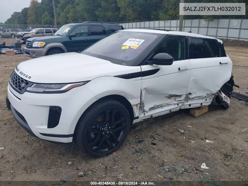 SALZJ2FX7LH032012 2020 Land Rover Range Rover Evoque S