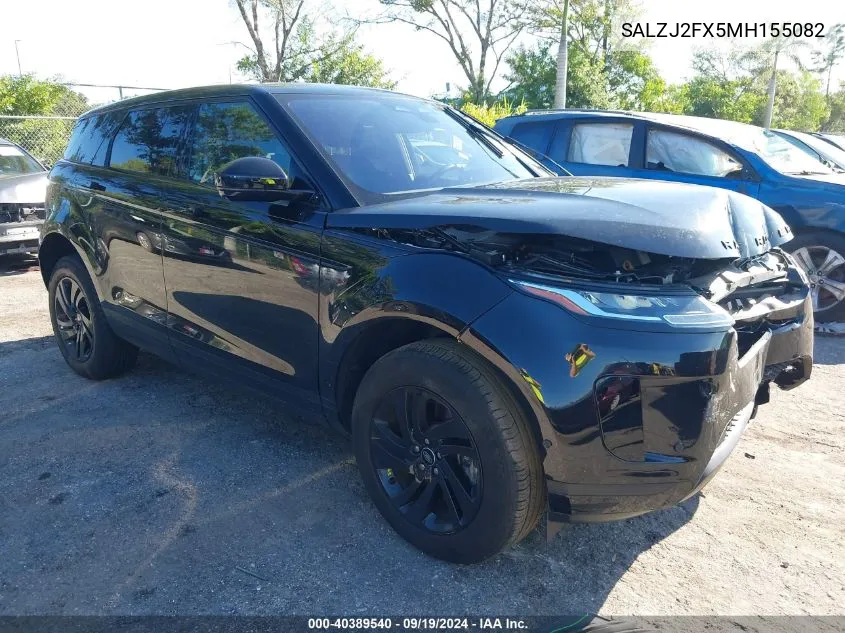 2021 Land Rover Range Rover Evoque S VIN: SALZJ2FX5MH155082 Lot: 40389540