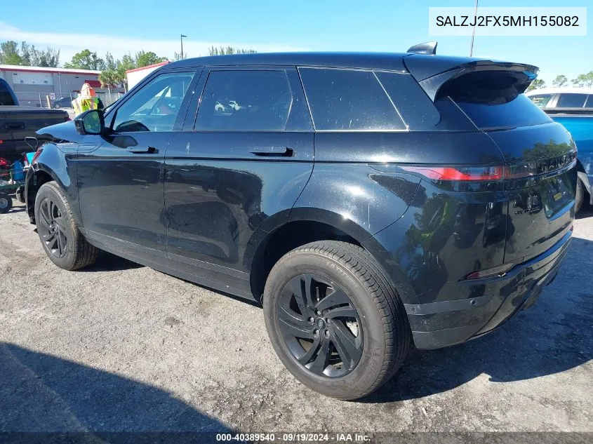 SALZJ2FX5MH155082 2021 Land Rover Range Rover Evoque S