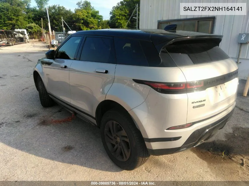 2022 Land Rover Range Rover Evoque R-Dynamic S VIN: SALZT2FX2NH164141 Lot: 39885736