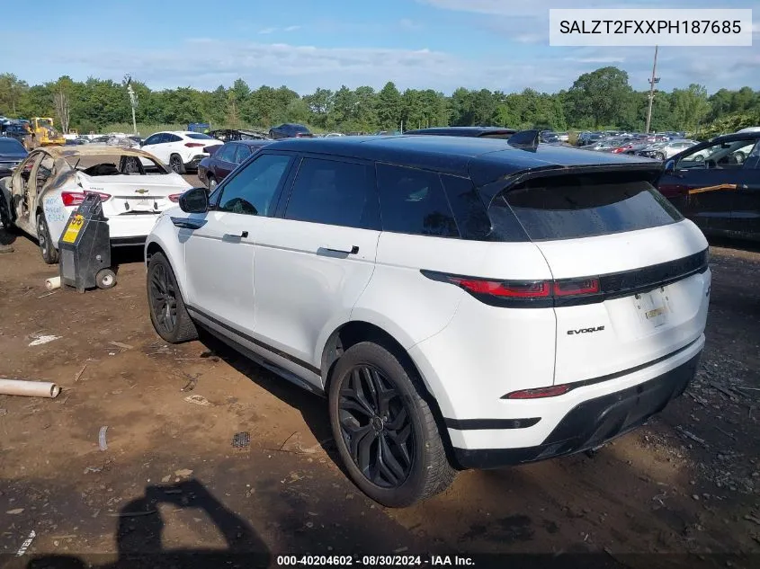 2023 Land Rover Range Rover Evoque R-Dynamic S VIN: SALZT2FXXPH187685 Lot: 40204602