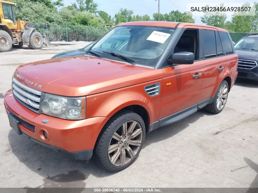 SALSH23456A928507 2006 Land Rover Range Rover Sport Supercharged