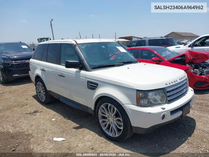 SALSH23406A964962 2006 Land Rover Range Rover Sport