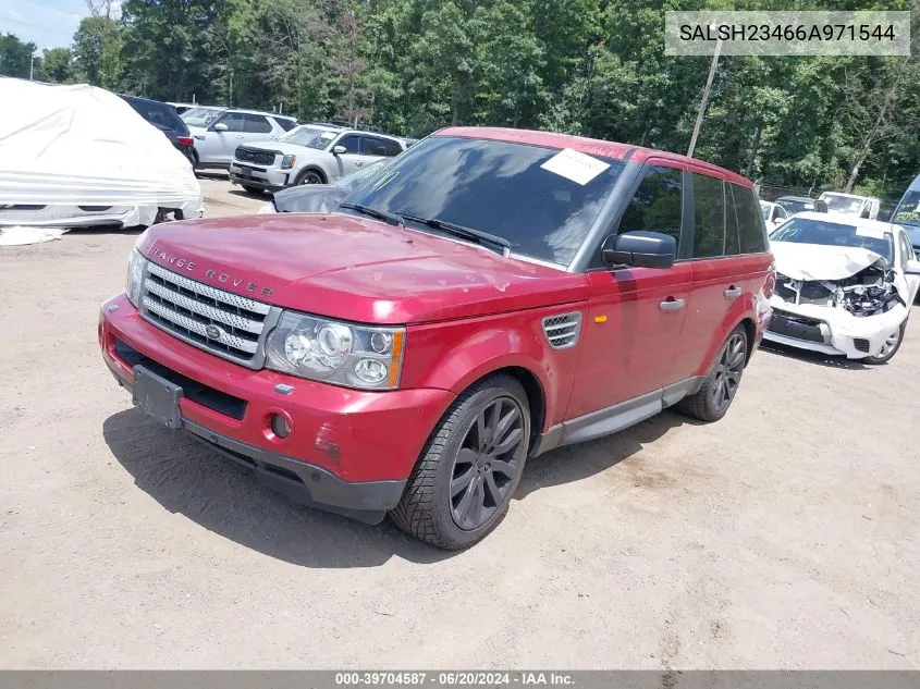 SALSH23466A971544 2006 Land Rover Range Rover Sport Supercharged