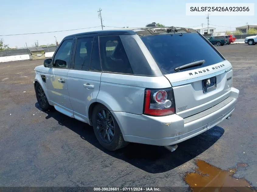 SALSF25426A923056 2006 Land Rover Range Rover Sport Hse