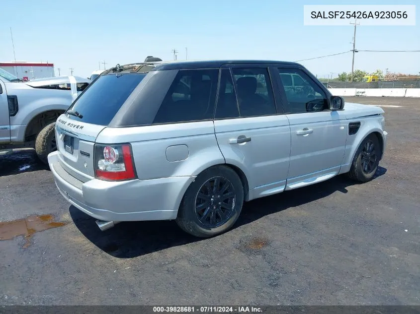 SALSF25426A923056 2006 Land Rover Range Rover Sport Hse