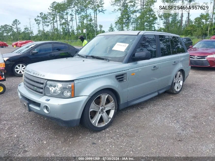 SALSF25466A957629 2006 Land Rover Range Rover Sport Hse