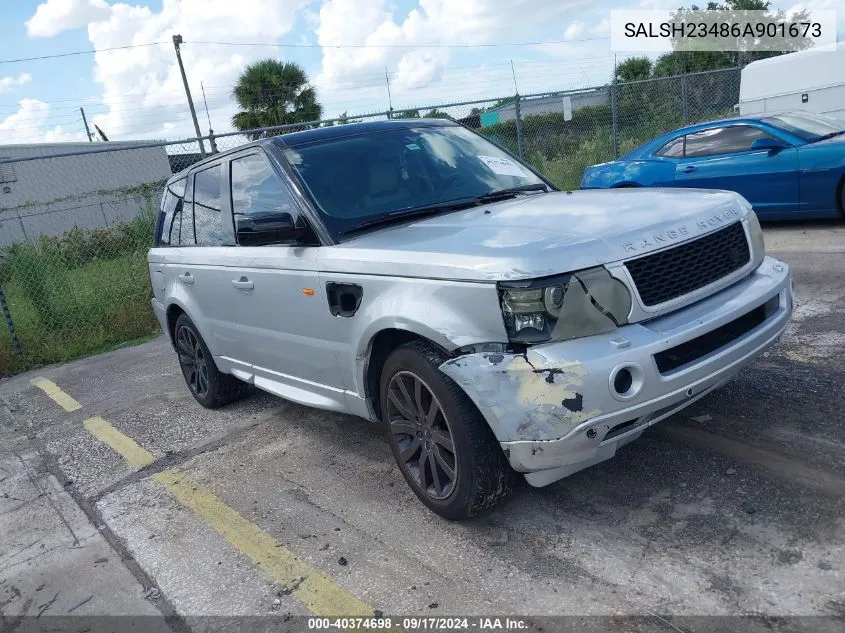 2006 Land Rover Range Rover Sport Supercharged VIN: SALSH23486A901673 Lot: 40374698