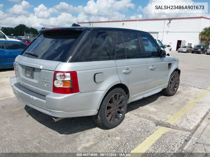 2006 Land Rover Range Rover Sport Supercharged VIN: SALSH23486A901673 Lot: 40374698