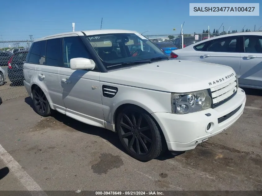 SALSH23477A100427 2007 Land Rover Range Rover Sport Supercharged