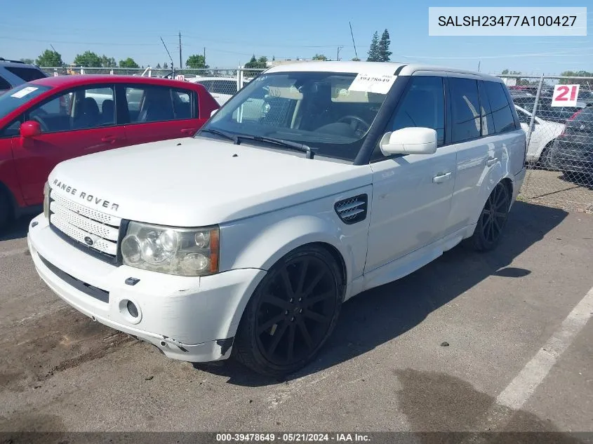 SALSH23477A100427 2007 Land Rover Range Rover Sport Supercharged