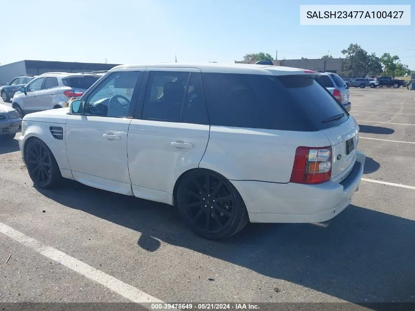 SALSH23477A100427 2007 Land Rover Range Rover Sport Supercharged