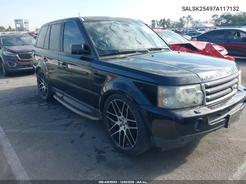 SALSK25497A117132 2007 Land Rover Range Rover Sport Hse
