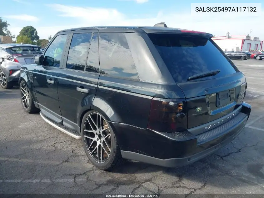 SALSK25497A117132 2007 Land Rover Range Rover Sport Hse