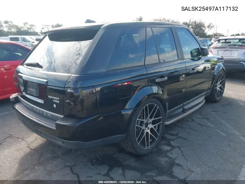 SALSK25497A117132 2007 Land Rover Range Rover Sport Hse