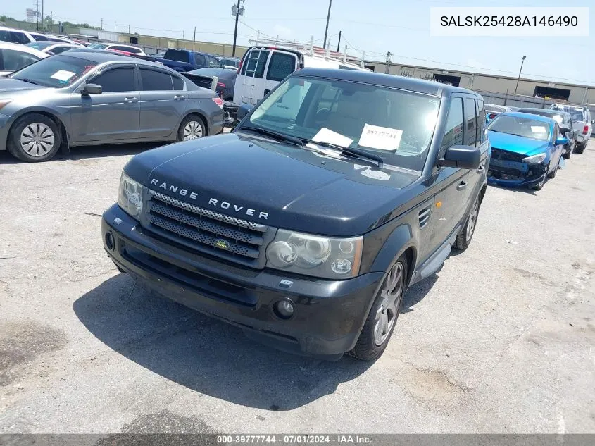 SALSK25428A146490 2008 Land Rover Range Rover Sport Hse