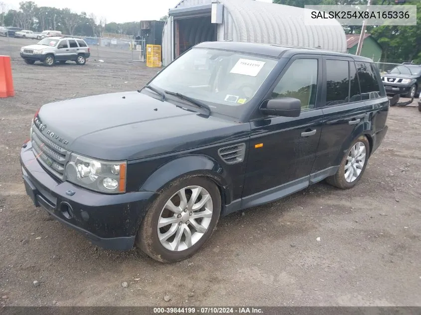 SALSK254X8A165336 2008 Land Rover Range Rover Sport Hse