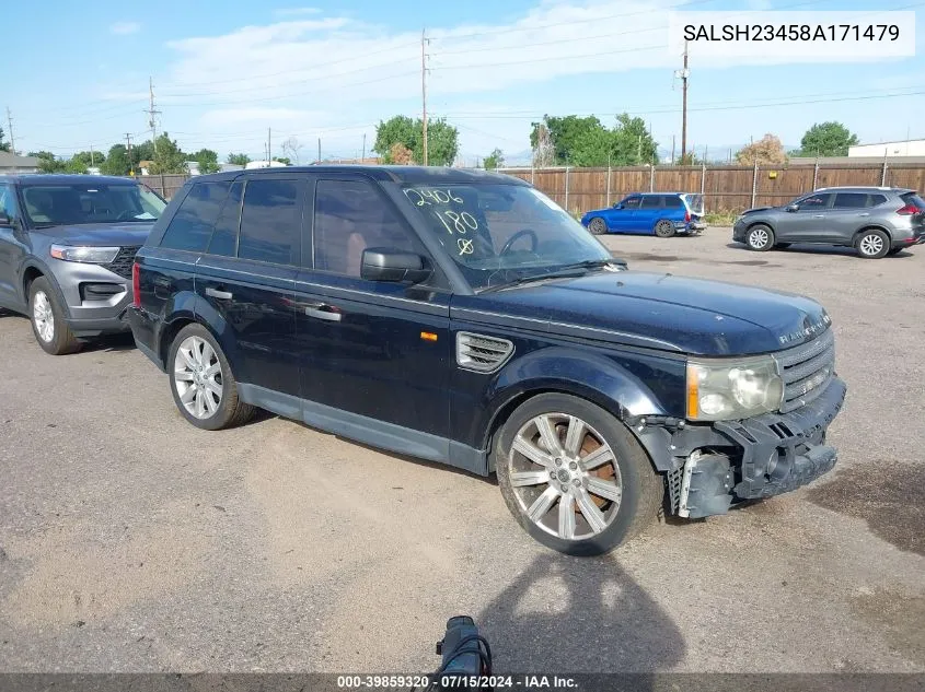 2008 Land Rover Range Rover Sport Supercharged VIN: SALSH23458A171479 Lot: 39859320