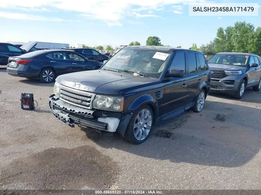 2008 Land Rover Range Rover Sport Supercharged VIN: SALSH23458A171479 Lot: 39859320