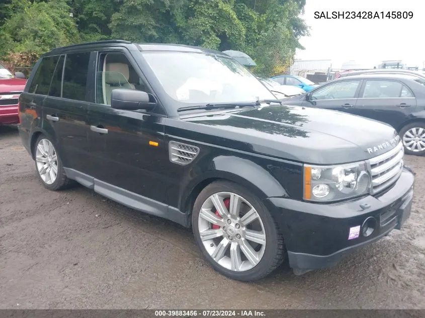 2008 Land Rover Range Rover Sport Supercharged VIN: SALSH23428A145809 Lot: 39883456