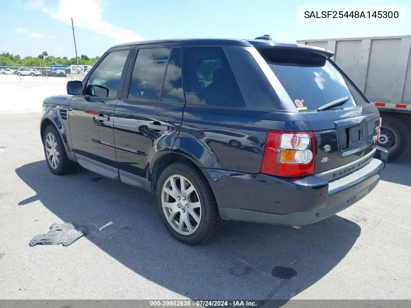 SALSF25448A145300 2008 Land Rover Range Rover Sport Hse