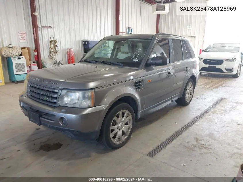 SALSK25478A128969 2008 Land Rover Range Rover Sport Hse