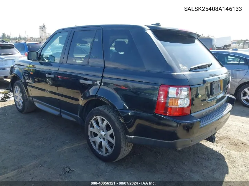 SALSK25408A146133 2008 Land Rover Range Rover Sport Hse