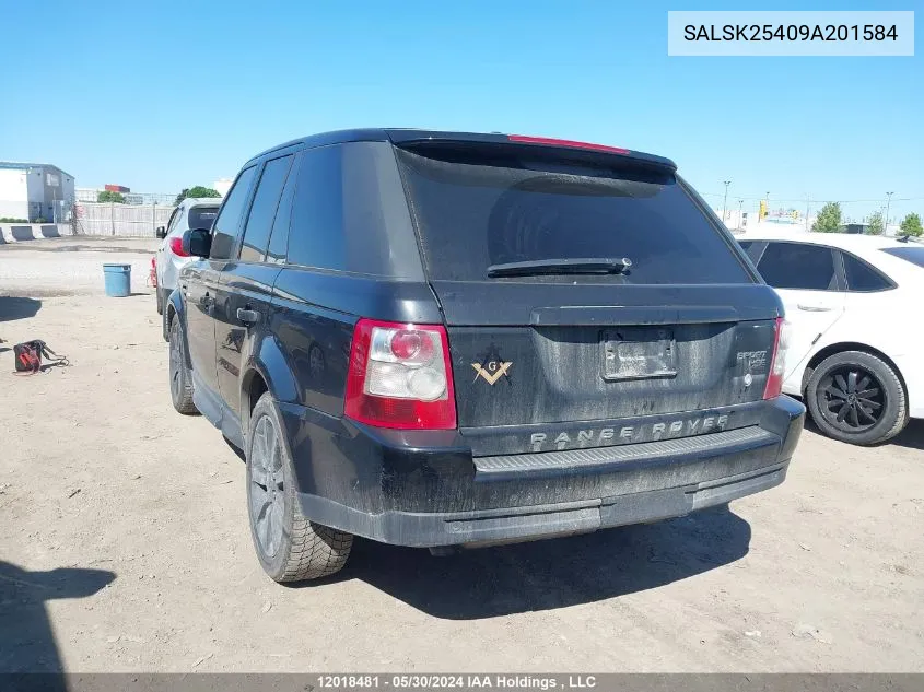 SALSK25409A201584 2009 Land Rover Range Rover Sport