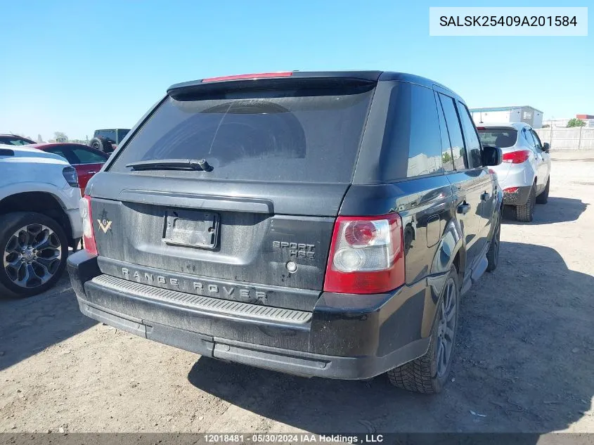 SALSK25409A201584 2009 Land Rover Range Rover Sport