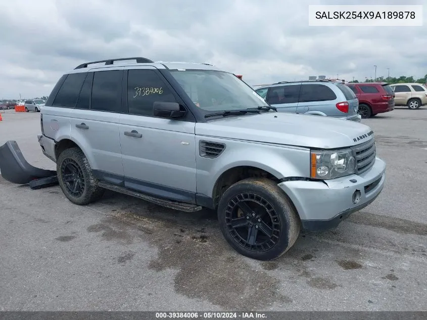 SALSK254X9A189878 2009 Land Rover Range Rover Sport Hse