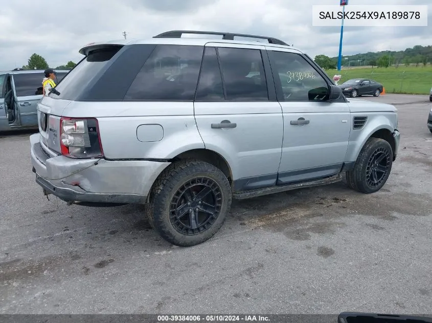 SALSK254X9A189878 2009 Land Rover Range Rover Sport Hse