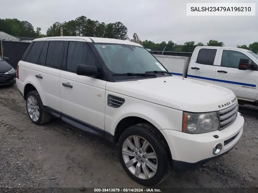 2009 Land Rover Range Rover Sport Supercharged VIN: SALSH23479A196210 Lot: 39413679