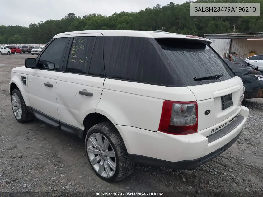 2009 Land Rover Range Rover Sport Supercharged VIN: SALSH23479A196210 Lot: 39413679