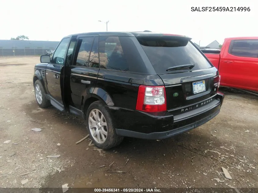 SALSF25459A214996 2009 Land Rover Range Rover Sport Hse