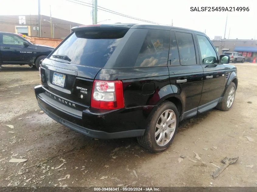 SALSF25459A214996 2009 Land Rover Range Rover Sport Hse