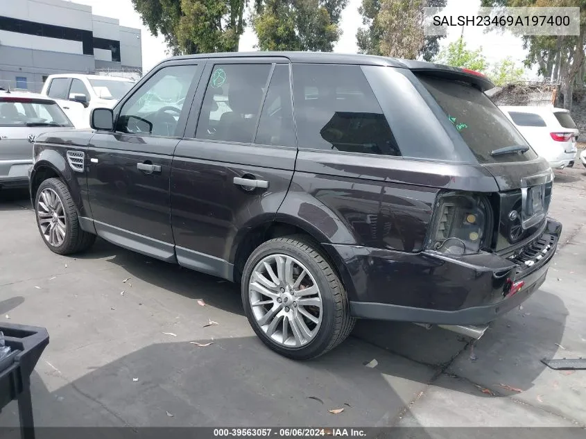 SALSH23469A197400 2009 Land Rover Range Rover Sport Supercharged